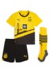 Borussia Dortmund Emre Can #23 Jalkapallovaatteet Lasten Kotipeliasu 2023-24 Lyhythihainen (+ Lyhyet housut)